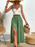 Frill Slit Skirt - Odaingerous